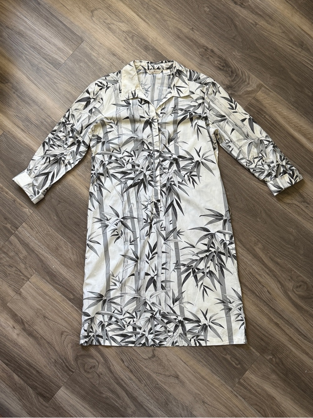 Tommy Bahama Cotton Bamboo Print Dress Size